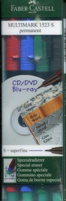 Opakowanie Foliopisy Multimark OHP permanentne S 4 kolory