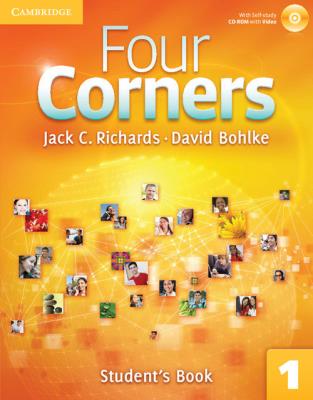 Four Corners 1 Student's Book with Self-study CD-ROM. Autor: Jack C. Richards and Carlos Barbisan, Bohlke David. SmakLiter.pl Okładka książki Four Corners 1 Student's Book with Self-study CD-ROM