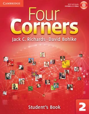 Four Corners 2 Student's Book with Self-study CD-ROM. Autor: Jack C. Richards and Carlos Barbisan, Bohlke David. SmakLiter.pl Okładka książki Four Corners 2 Student's Book with Self-study CD-ROM