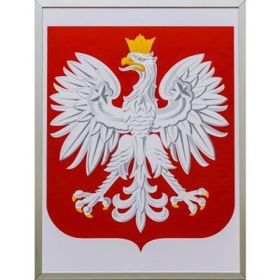 Godło Polski ramka. Wydawca: Artglob. SmakLiter.pl Opakowanie Godło Polski ramka