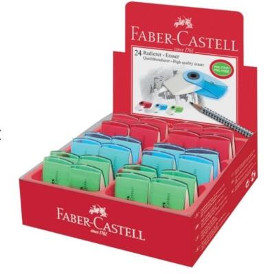 Opakowanie Gumka transparentna mini (24szt) FABER CASTELL