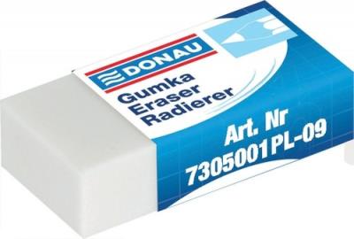 Gumka uniwersalna DONAU, 41x21x11mm, biała 30 sztuk. Wydawca: Donau. SmakLiter.pl Opakowanie Gumka uniwersalna DONAU, 41x21x11mm, biała 30 sztuk