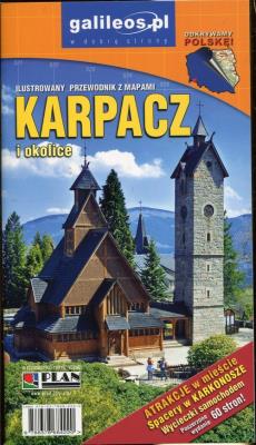 Ilustrowany przewodnik z mapami Karpacz i okolice. Autor: Papaj Marcin. SmakLiter.pl Okładka książki Ilustrowany przewodnik z mapami Karpacz i okolice