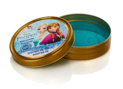 Opakowanie Inteligentna Plastelina Frozen turkusowa z brokatem