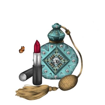 Opakowanie Karnet Swarovski kwadrat CL0316_BL Szminka