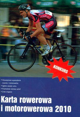 Okładka książki KARTA ROWEROWA I MOTOROWEROWA 2010