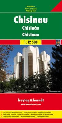 Kiszyniów 1:12 500. Wydawca: Freytag&berndt. SmakLiter.pl Opakowanie Kiszyniów 1:12 500