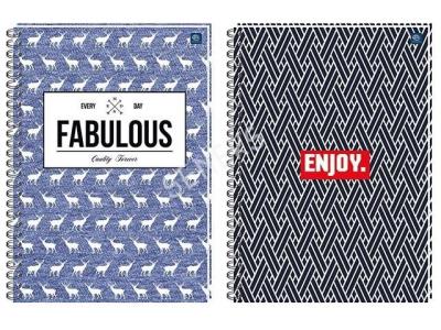 Opakowanie Kołozeszyt B5/100K kratka Metallic kol.mar. (5szt)