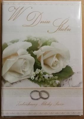 Opakowanie Książeczka brokat A5 Ślub 010