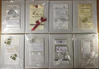 Opakowanie Książeczka ręcznie zdobiona A5 Ślub