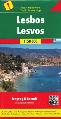 Lesbos 1:50 000. Wydawca: Freytag&berndt. SmakLiter.pl Opakowanie Lesbos 1:50 000