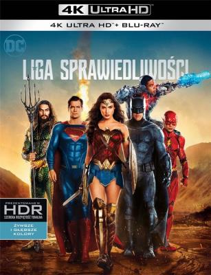 Liga sprawiedliwości (2 Blu-ray) 4K. Autor: Zack Snyder. SmakLiter.pl Okładka książki Liga sprawiedliwości (2 Blu-ray) 4K