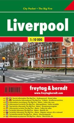 Liverpool 1:10 000. Wydawca: Freytag&berndt. SmakLiter.pl Opakowanie Liverpool 1:10 000
