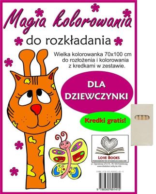 Okładka książki Magia kolorowania dla dziewczynki