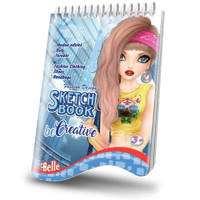 Okładka książki Malowanka kreatywna modna odzież, buty, torebki. Belle