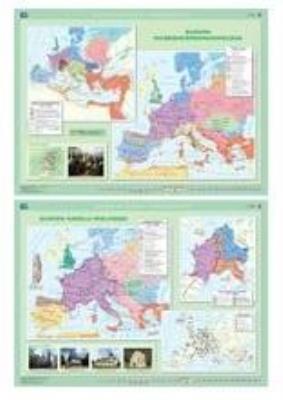 Opakowanie Mapa - Historia. Europa wczesnośredniowieczna NE