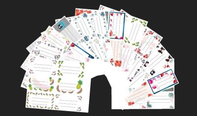 Opakowanie Nalepki na zeszyt Moderno/Fashion 25 mix