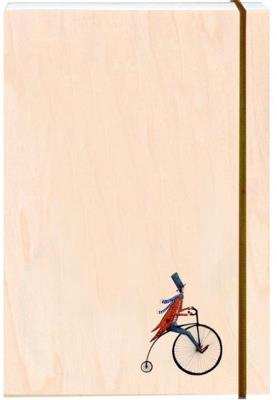 Opakowanie Notatnik ozdobny drewniany A6 Rower retro