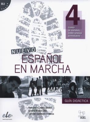 Nuevo Espanol en marcha 4 Guía didáctica. Autor: Castro Francisca, Diez Ignacio. SmakLiter.pl Okładka książki Nuevo Espanol en marcha 4 Guía didáctica