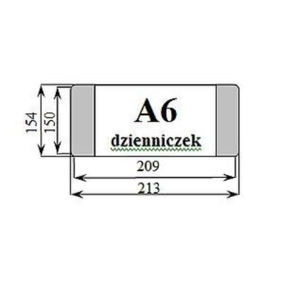 Opakowanie Okładka dzienniczek A6 (25szt) D&D
