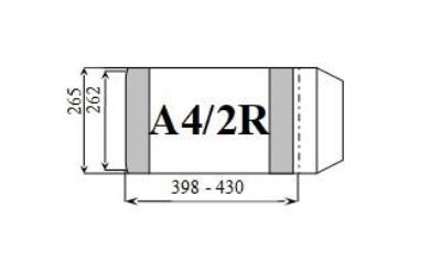 Opakowanie Okładka książkowa regulowana A4/2R (25szt) D&D