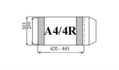 Opakowanie Okładka książkowa regulowana A4/4R (25szt) D&D