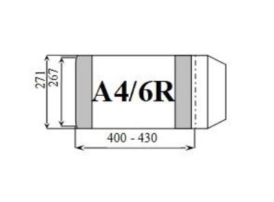 Opakowanie Okładka książkowa regulowana A4/6R (25szt) D&D