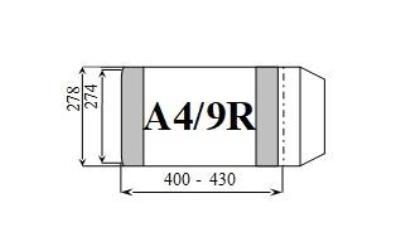 Opakowanie Okładka książkowa regulowana A4/9R (25szt) D&D