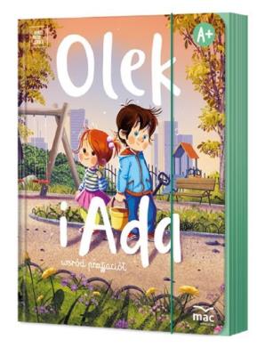 Olek i Ada. Czterolatek. Poziom A+. Pakiet MAC. Autor: Cieśla Marzanna, Horabik Agnieszka, Smułka Monika. SmakLiter.pl Okładka książki Olek i Ada. Czterolatek. Poziom A+. Pakiet MAC