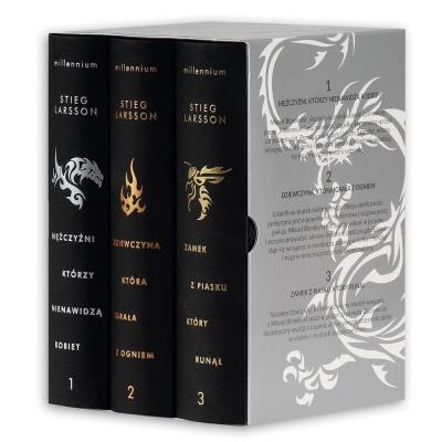 Pakiet -Trylogia Millennium. Autor: Stieg Larsson. SmakLiter.pl Okładka książki Pakiet -Trylogia Millennium