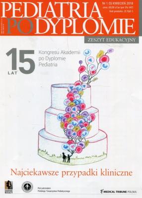 Pediatria po dyplomie Najciekawsze przypadki kliniczne 1 (5) 2018. Wydawca: Medical Tribune. SmakLiter.pl Opakowanie Pediatria po dyplomie Najciekawsze przypadki kliniczne 1 (5) 2018