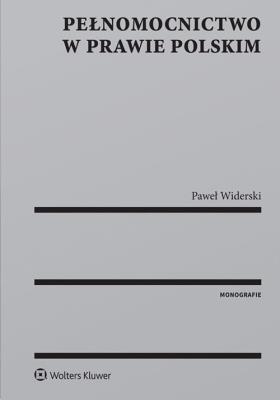 Okładka książki Pełnomocnictwo w prawie polskim