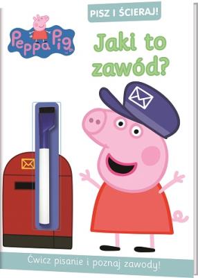 Okładka książki Peppa Pig. Pisz i ścieraj. Jaki to zawód