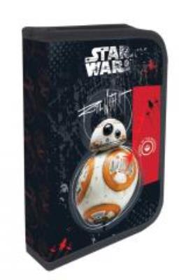 Opakowanie Piórnik 1 suwak 2 klapkowy z wyposażeniem Star War