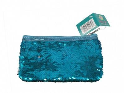 Opakowanie Piórnik cekinowy niebieski