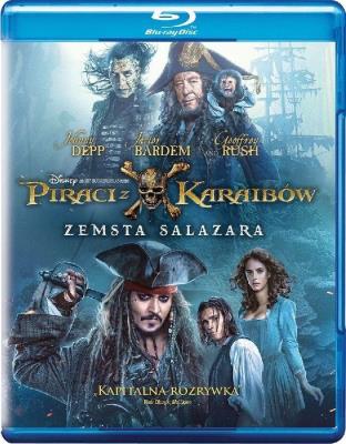 Piraci z Karaibów. Zemsta Salazara (Blu-ray). Autor: Joachim Ronning. SmakLiter.pl Okładka książki Piraci z Karaibów. Zemsta Salazara (Blu-ray)