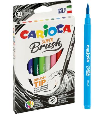 Opakowanie Pisaki Brush Tip 10 kolorów CARIOCA