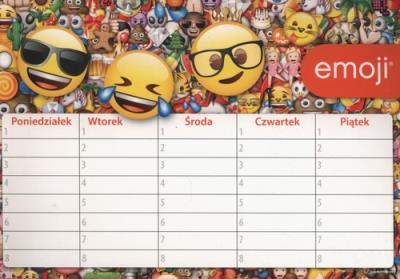 Opakowanie Plan lekcji Emoji  25 sztuk