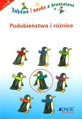 Okładka książki PODOBIEŃSTWA I RÓŻNICE ZABAWA I NAUKA Z KRASNALAMI