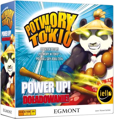 Okładka książki POWER UP! DOŁADOWANIE Dodatek do gry „Potwory w Tokio”!