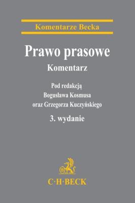 Okładka książki Prawo prasowe Komentarz