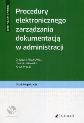 Okładka książki Procedury elektronicznego zarządzania dokumentacją w administracji + CD