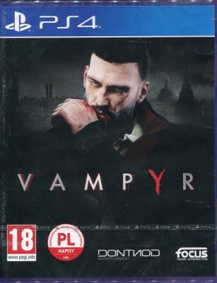 PS4 Vampyr. Wydawca: Focus Home Interactive. SmakLiter.pl Opakowanie PS4 Vampyr