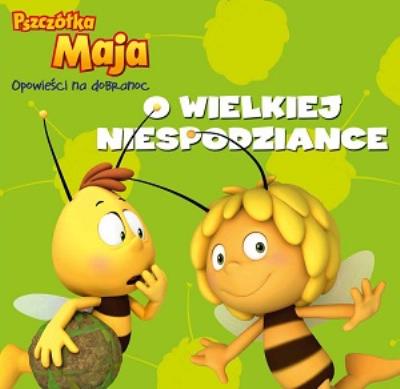 Okładka książki Pszczołka Maja O wielkiej niespodziance - Opowieści na dobranoc