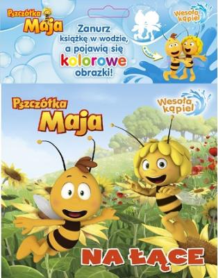 Okładka książki Pszczółka Maja. Wesoła Kąpiel. Na łące 18+