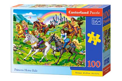 Opakowanie Puzzle 100 Princess Horse Ride CASTOR