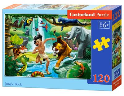Puzzle 120 Jungle Book CASTOR. Wydawca: Castorland. SmakLiter.pl Opakowanie Puzzle 120 Jungle Book CASTOR