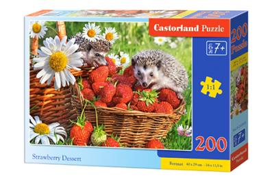 Opakowanie Puzzle 200 Strawberry Dessert CASTOR