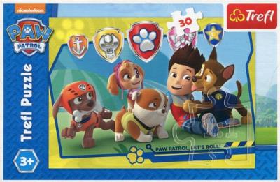 Opakowanie Puzzle 30 Psi Patrol Ryder i przyjaciele