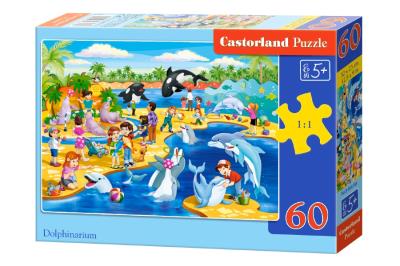Puzzle 60 Dolphinarium CASTOR. Wydawca: Castorland. SmakLiter.pl Opakowanie Puzzle 60 Dolphinarium CASTOR